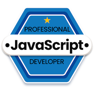 COITB Professional JavaScript Developer badge